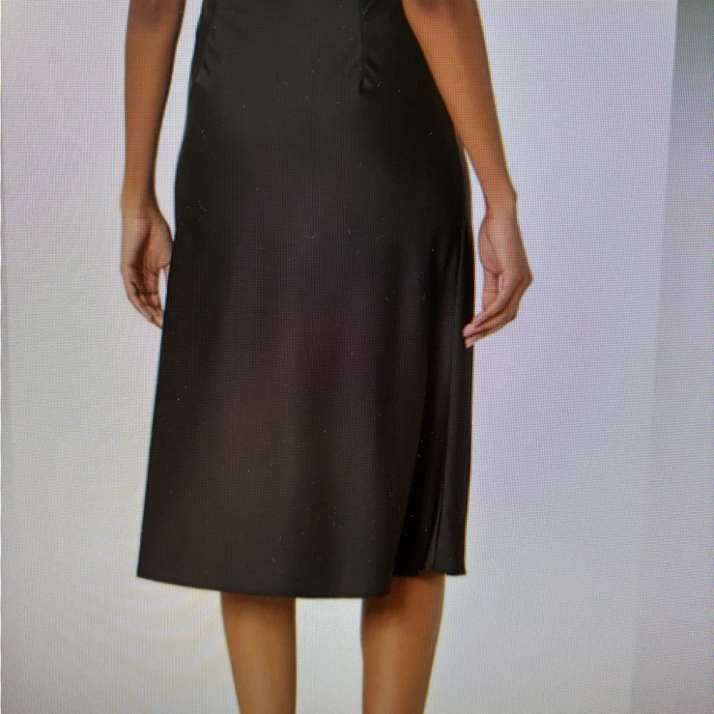 The Drop Silky Slip Skirt - NWOT - Elegant Black Satin Skirt - Size M